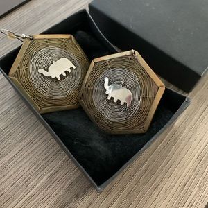 Antique Brass earrings